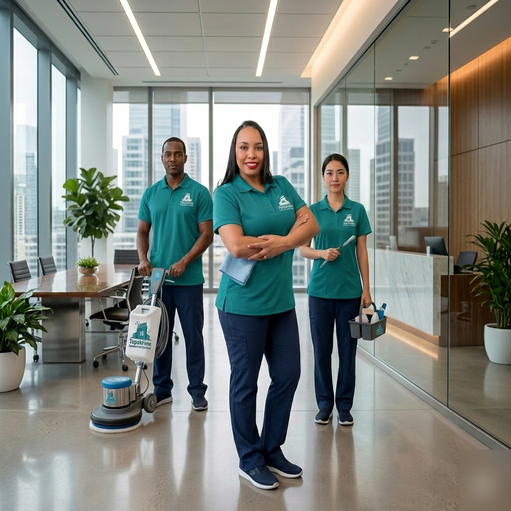 Office Janitorial service by Top & Shine